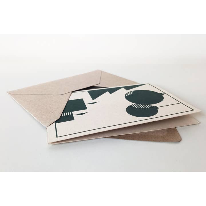 gute.attribute - Wholesale Christmas Card - Greeting card “Christmas tree ball candles”1