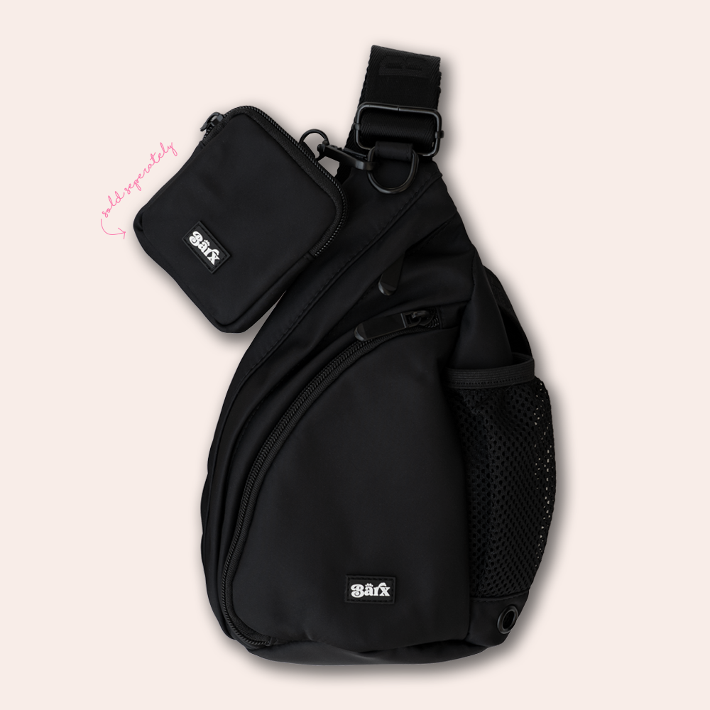 Barx - Wholesale Crossbody Bag - Unisex - The Walkies Bag Crossbody | Black3