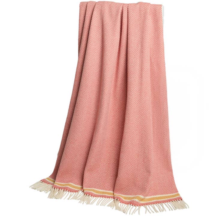 Foxford Inishcrone Kasjmier en Lamswol Deken voor wholesale door FOXFORD