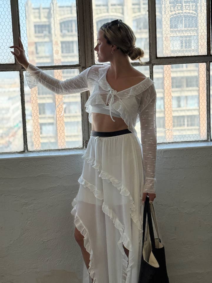 Luna Cut Skirt for wholesale by Dessin Studio