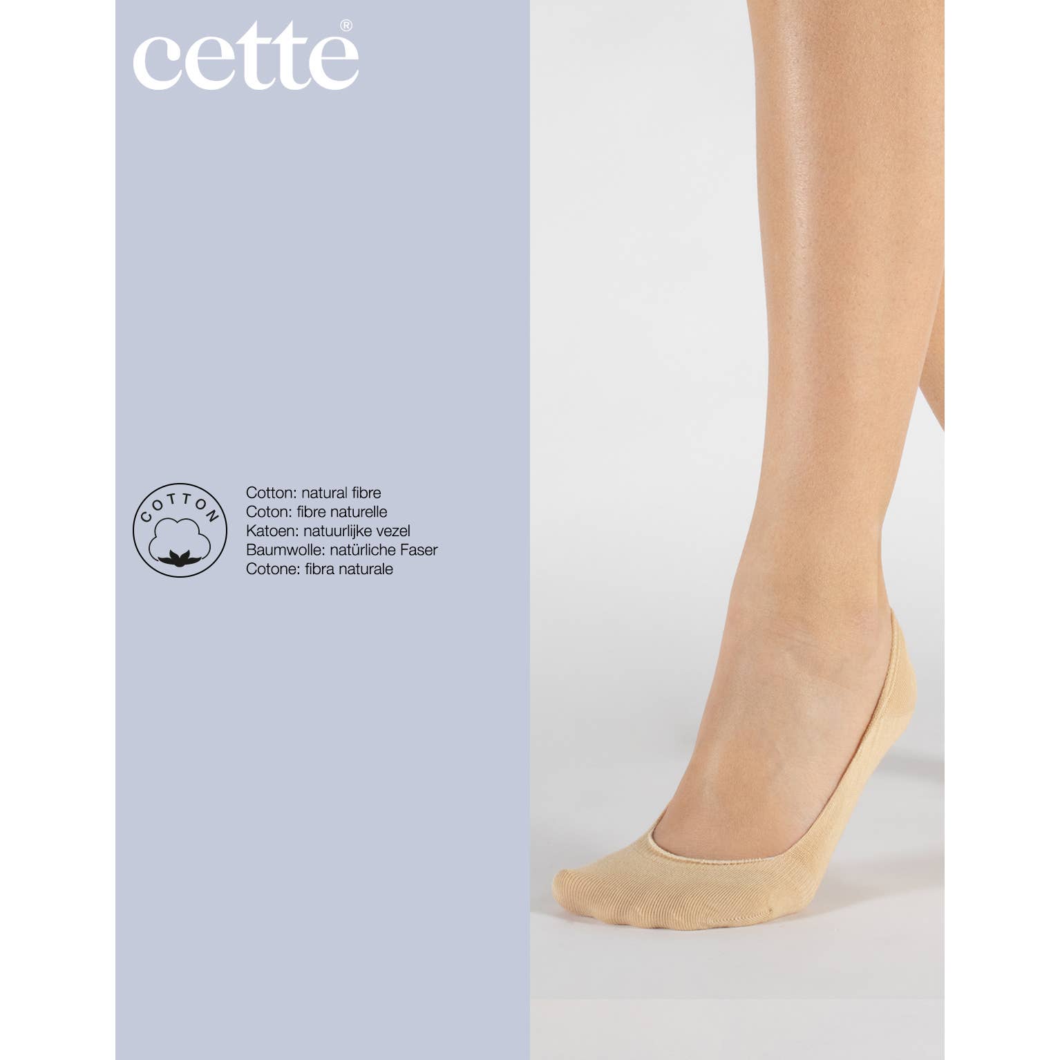 Cette - Wholesale Socks - Women's - Pack 2 Pairs Footies, Cotton Invisible Socks2