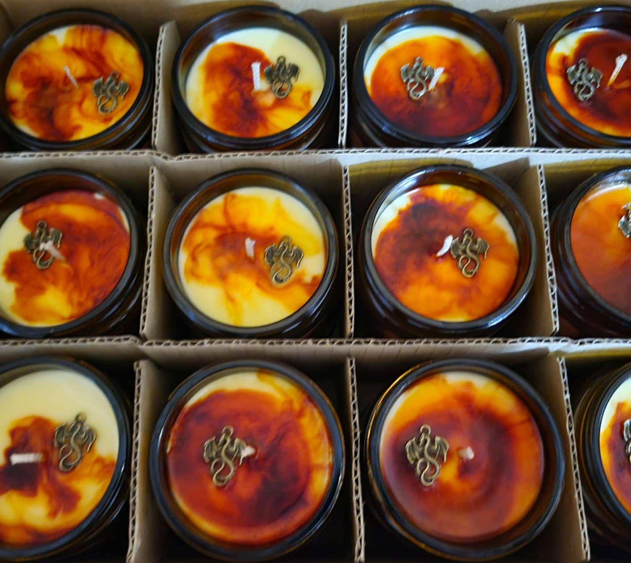 Fabled Embers - Wholesale Jar/Filled Candle - DRAGON RIDER fantasy bookish candle 2