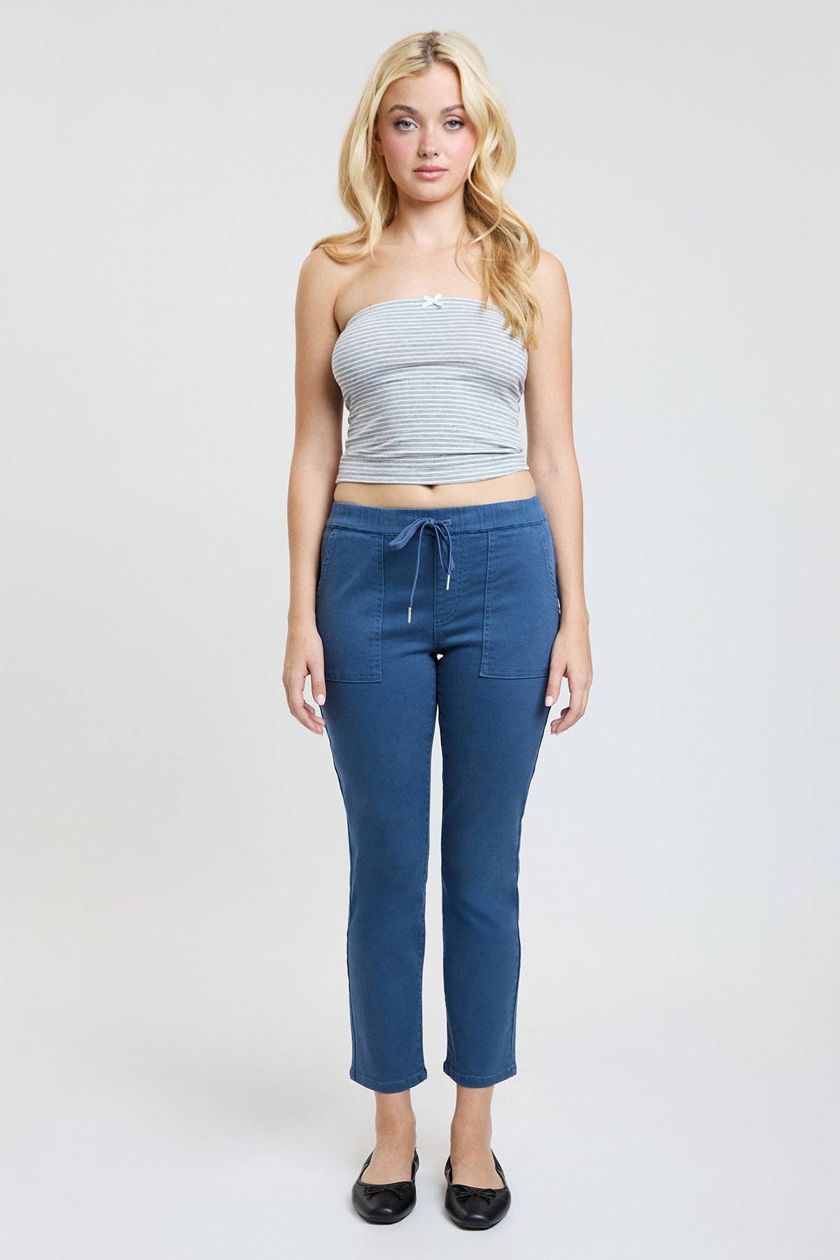 YMI - Wholesale Lounge Sweatpants/Joggers - Women's - High Rise Pull On Straight Leg Jogger- P05260730