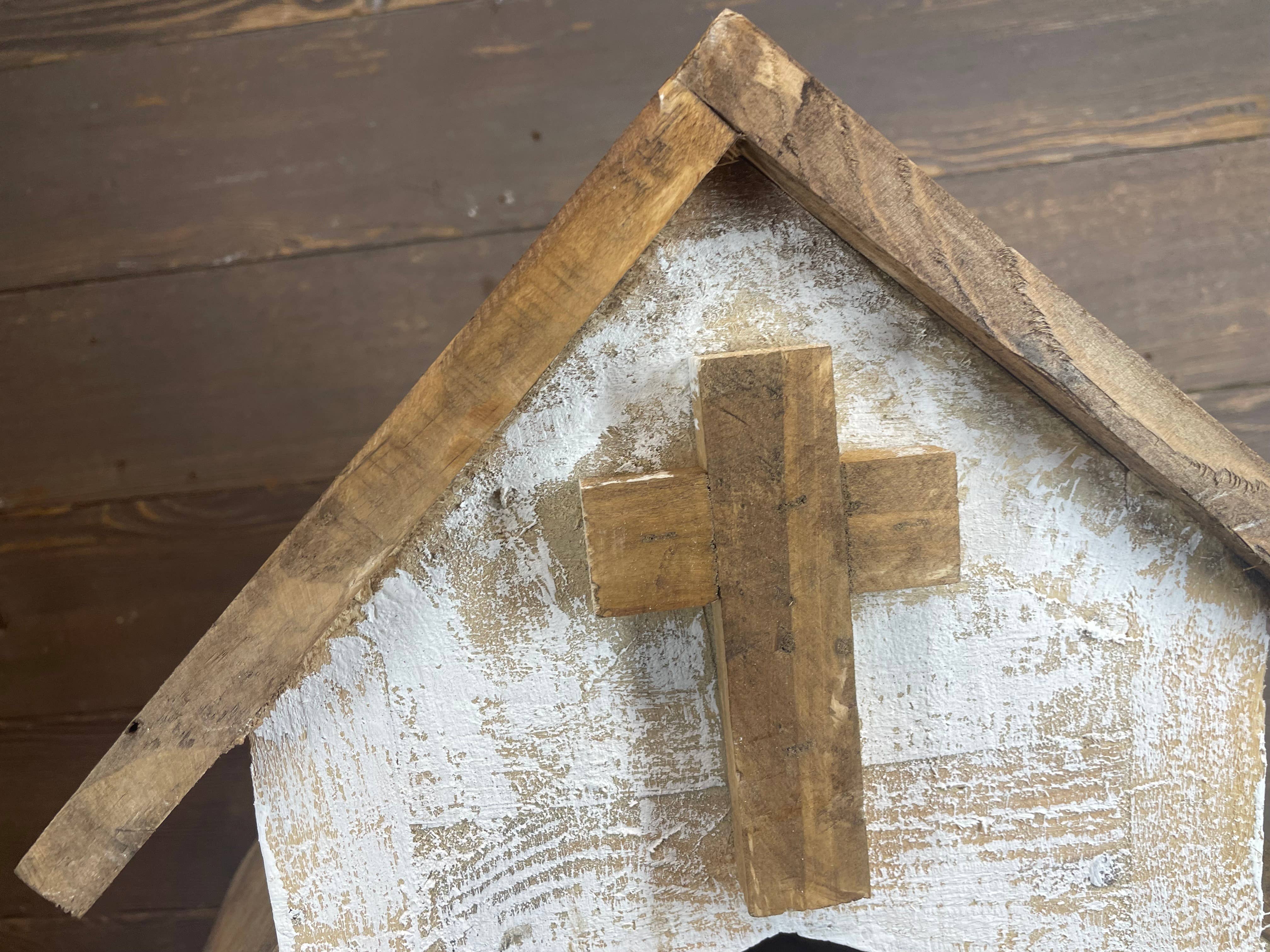 My Amigos Imports - Wholesale Decorative Tabletop Object - Carthage Wood Nicho-15x9x27 inches-Handmade-Display-NEW3