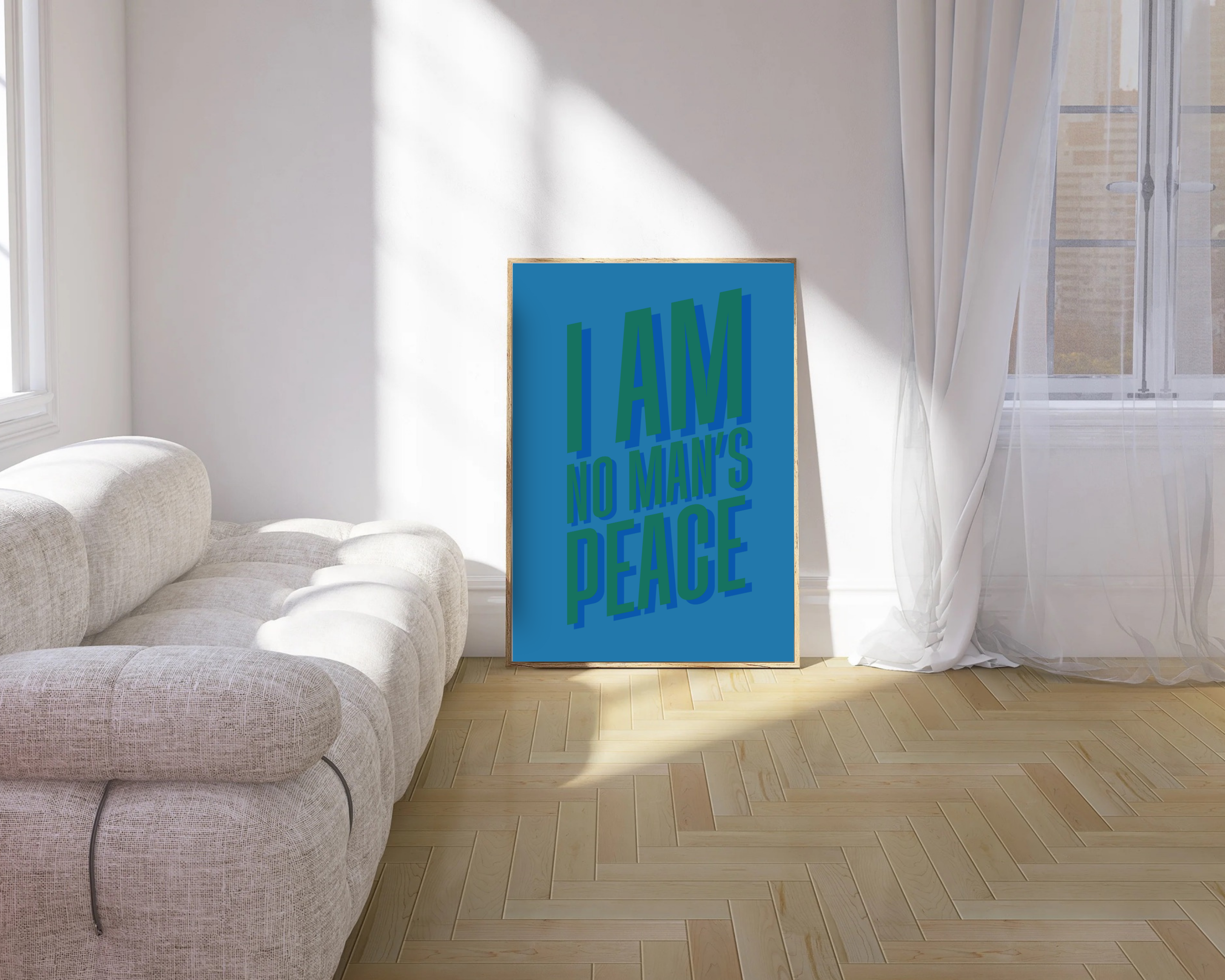 Olive Street Collective - Wholesale Art Print - I Am No Man's Peace Print11