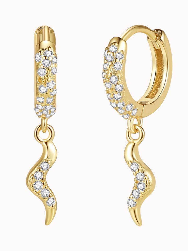 Brincos Tara - Banho a Ouro por atacado de Nava Copenhagen