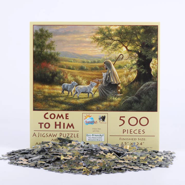 Swanson Christian Products - Vente Puzzle – adulte - Puzzle Venez à Lui 500 pièces 15x24