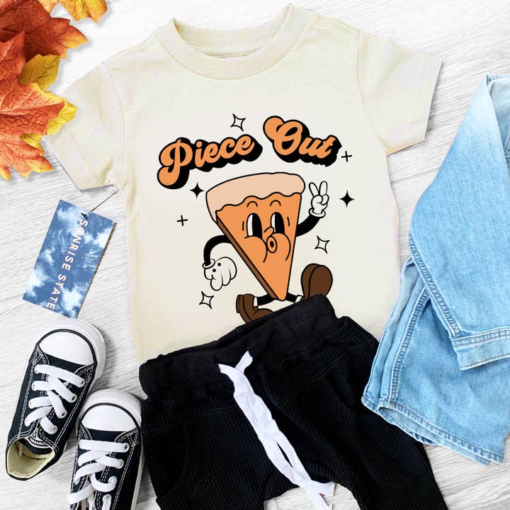 T-shirt de Thanksgiving vintage PIE à la citrouille pour garçon pour la vente par Sonrise State
