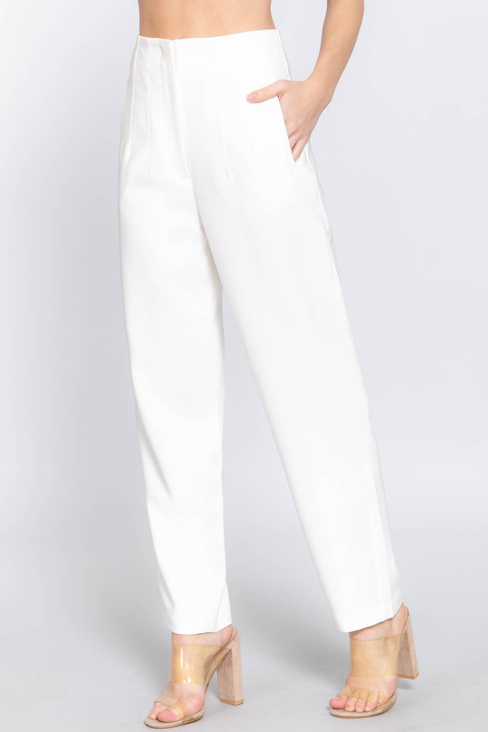 Active Basic | Active USA – Großhandel Hose – Damen – Lange Hose mit hoher Taille und Paillendetail18