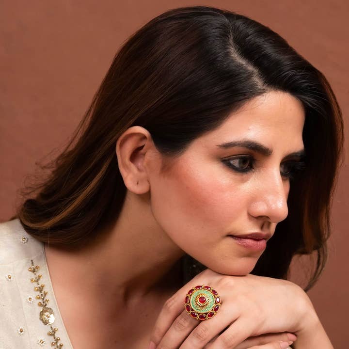 Mayura Antique Ring for wholesale by Vinnis Jewelry