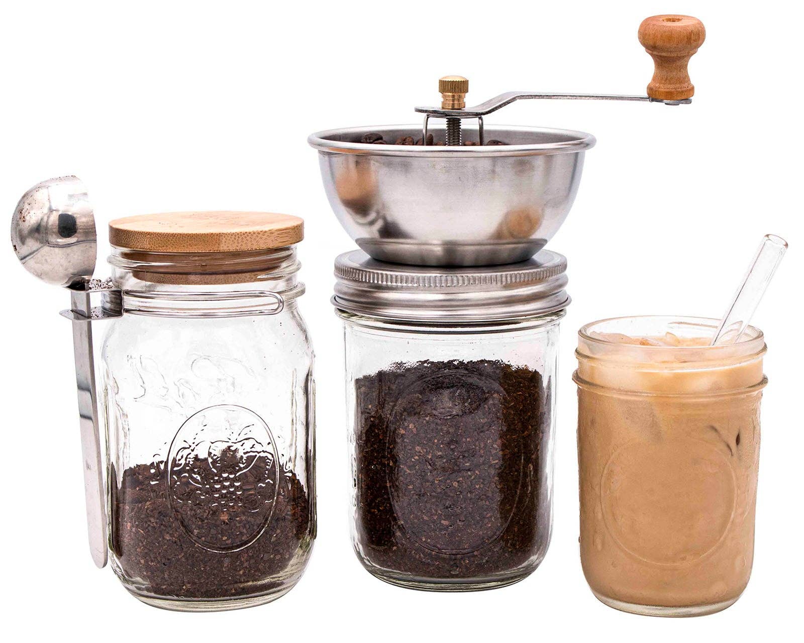 Mason Jar Lifestyle - Wholesale Coffee Grinder - Coffee and Spice Grinder Lid for Mason Jars6