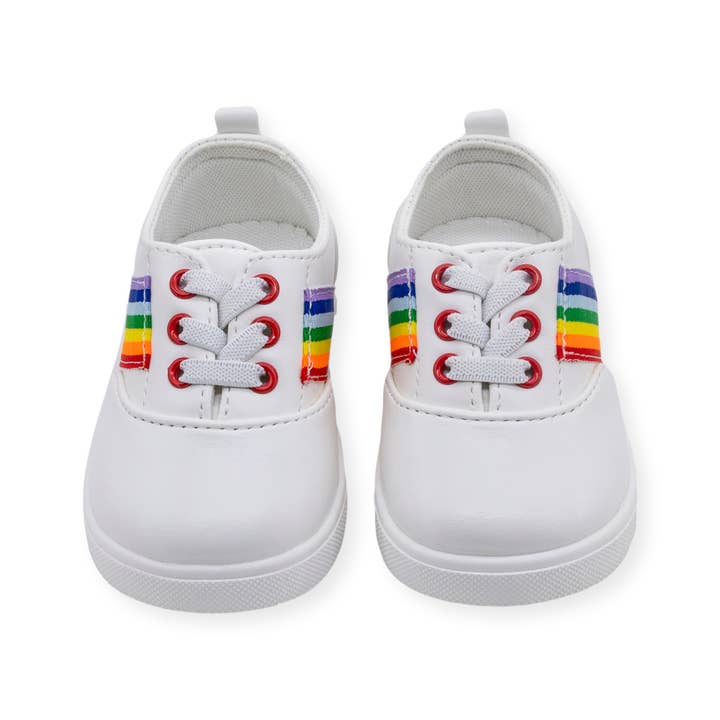 Wee Squeak Shoes - Wholesale Lifestyle Sneakers - Kids - Rainbow Tennis Shoe