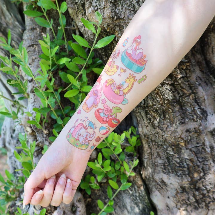 Turtle's Soup – Großhandel Temporäre Tattoos – Temporäre Tattoo-Blätter für Poolpartys, Strandtag