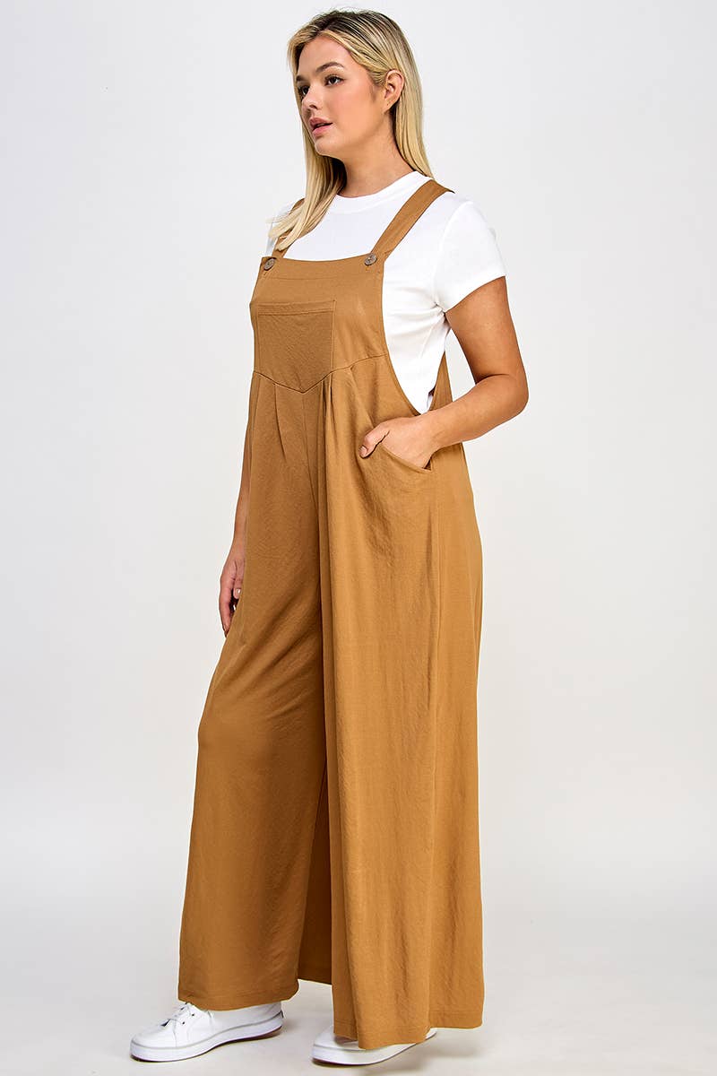 Haute Fox Plus Size & Contemporary – wholesale Overalls – Women's – Regular Size Pleated Overalls JK18514-JS  8