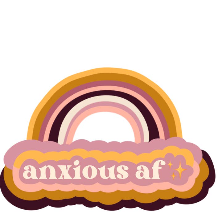 Ängstlicher AF-Aufkleber für den Großhandel von Aha Studio