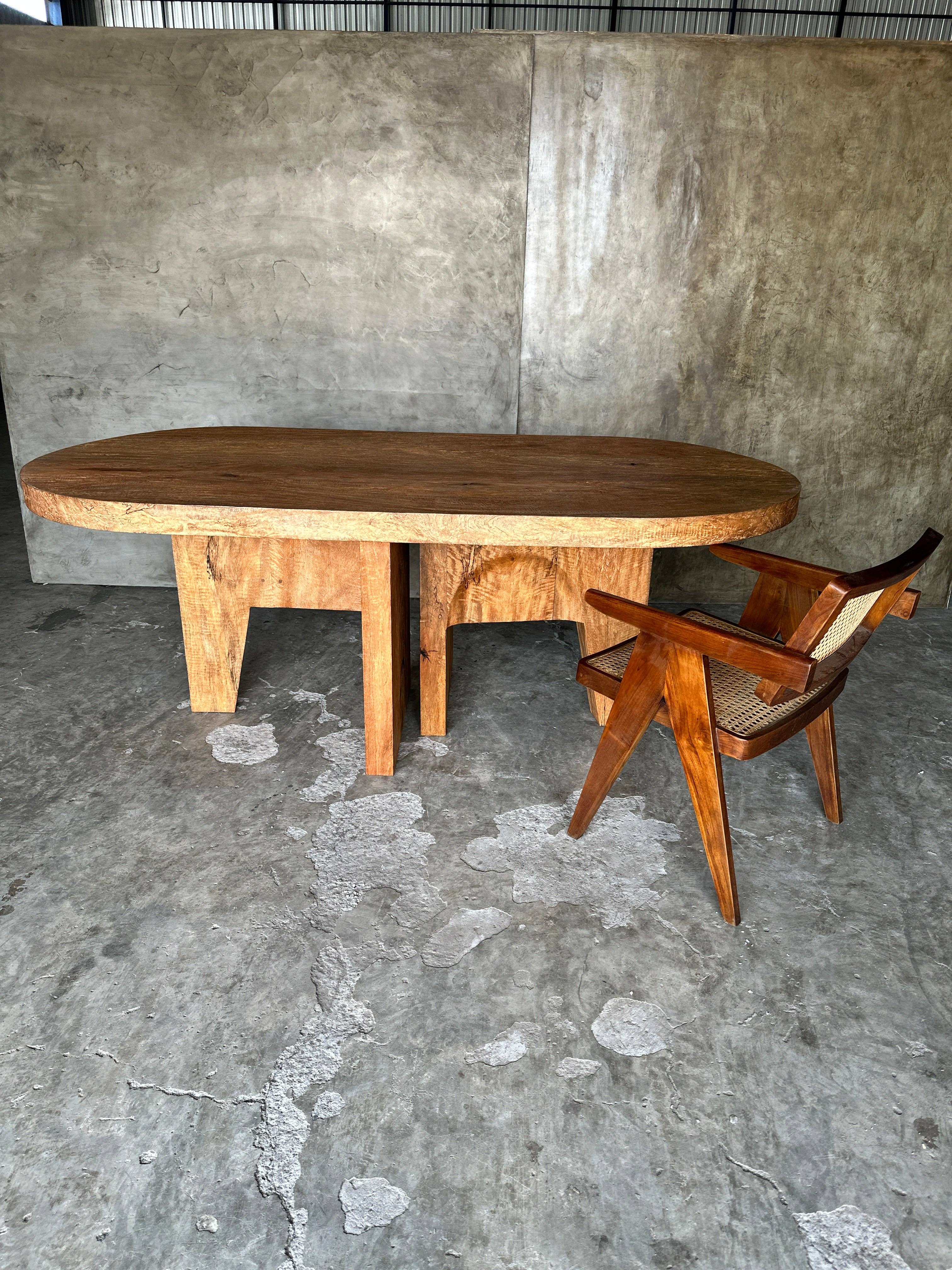 Office Objets - Wholesale Coffee Table - Massive mango wood table 2m10x1m10