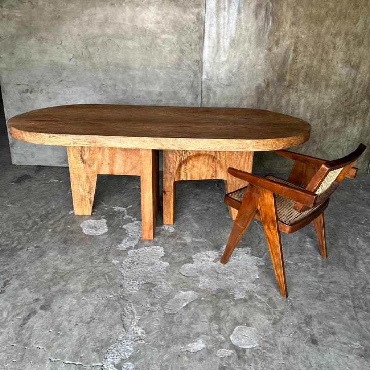 Office Objets - Wholesale Coffee Table - Massive mango wood table 2m10x1m10