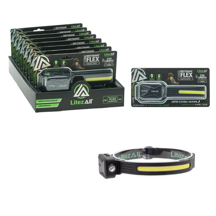 LitezAll - Wholesale Flashlight - LitezAll Briteband Low Profile Headlamp
