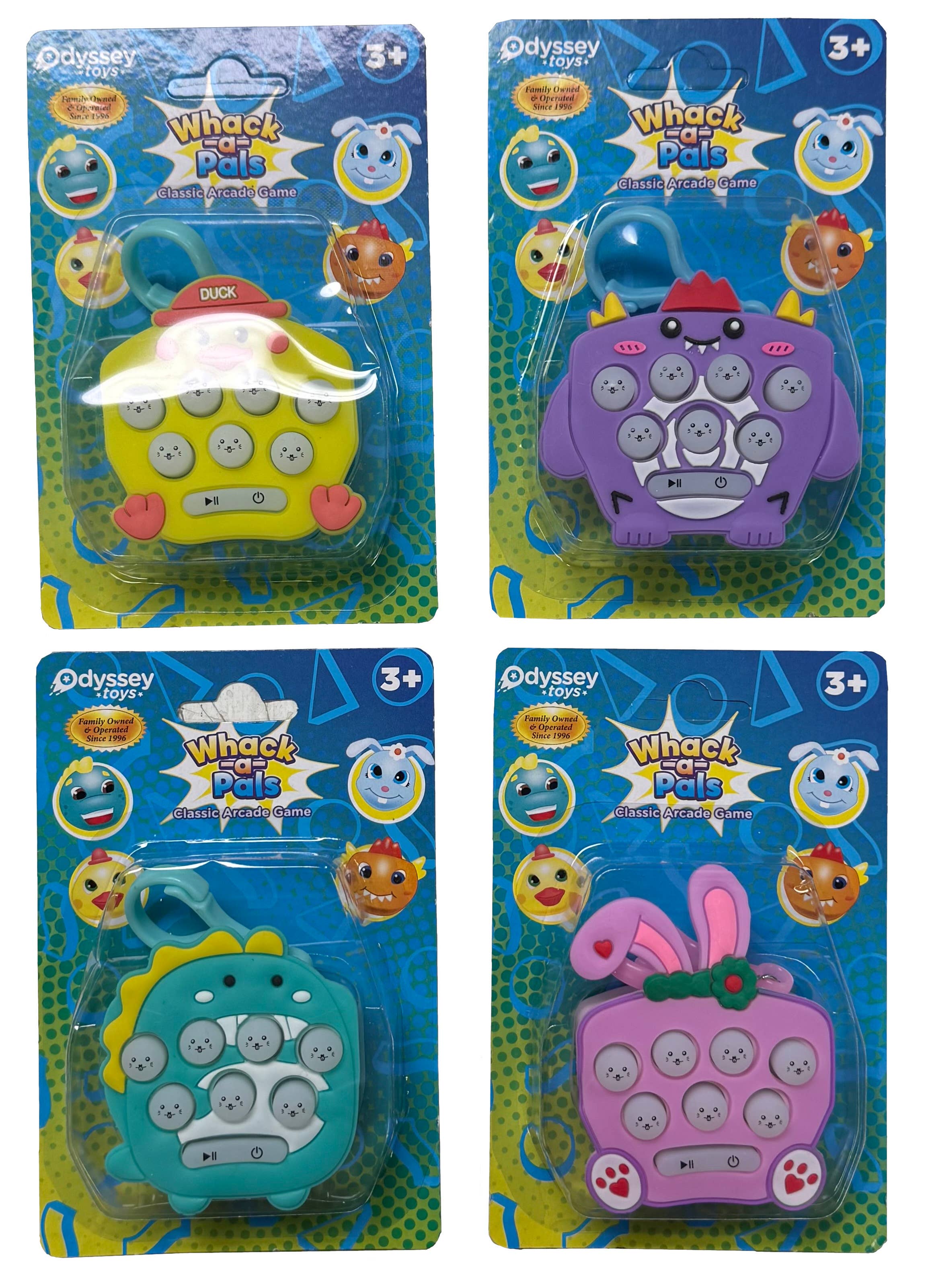 MukikiM Toys & Games – wholesale Klassisk leksak - Barn – Whack-A-Pals - Fickspelsnyckelring1