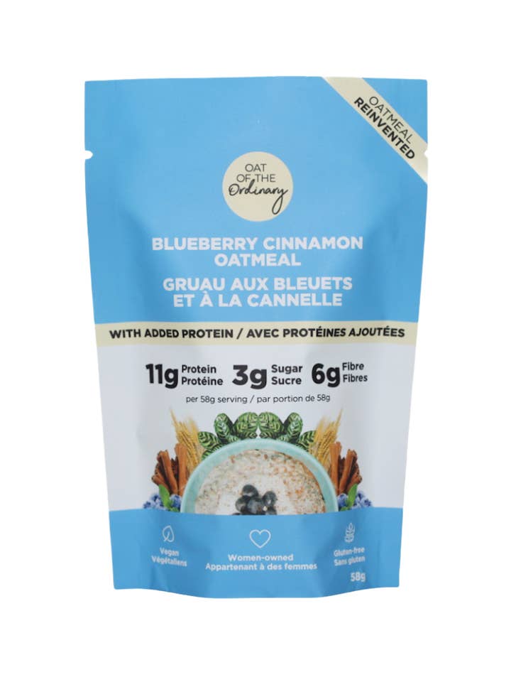 Blaubeer-Zimt-Haferflocken Einzelportionen für den Großhandel von Oat of the Ordinary