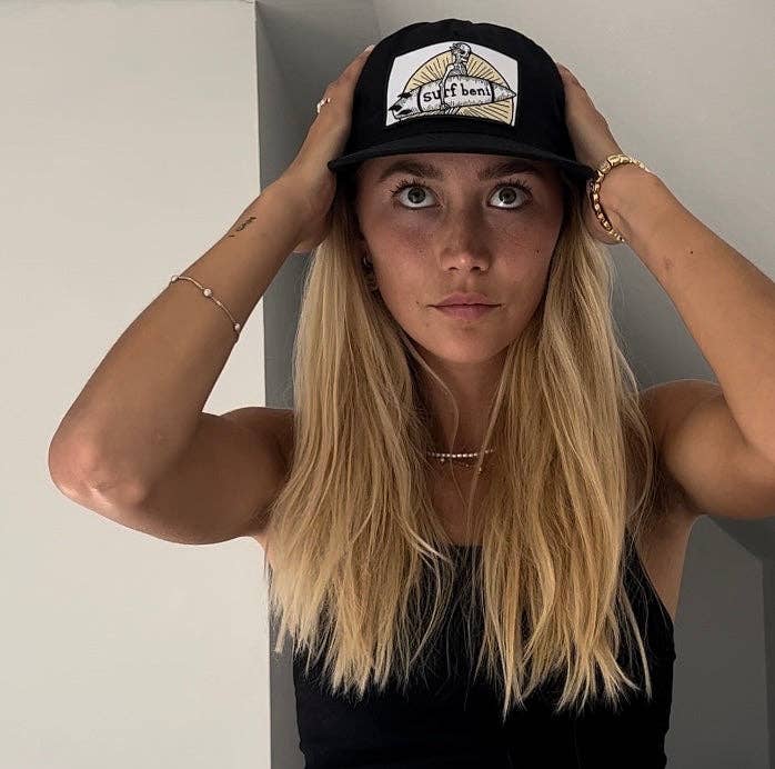 Surf Beni - Wholesale Flat Brim Cap - Women’s - black flat brim hat2