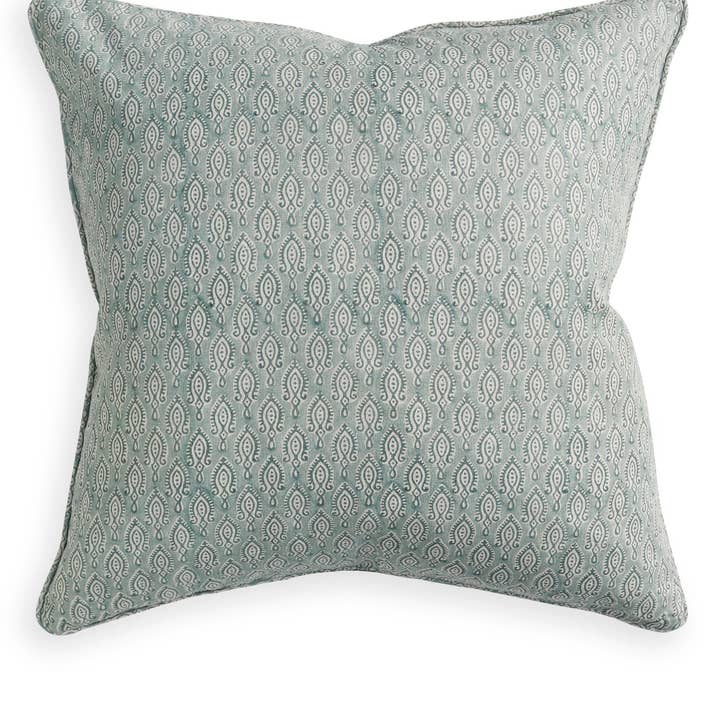 Walter G - Wholesale Throw Pillow Cover - Malabar Celadon Pillowcase0