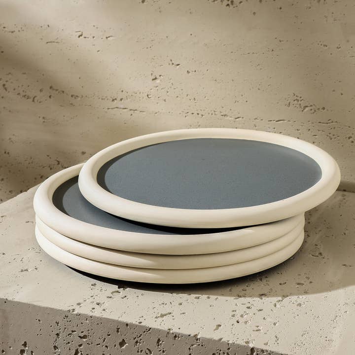 Stone + Lain - Wholesale Dinnerware Set - Capri Stoneware Dinnerware Set - Grey4