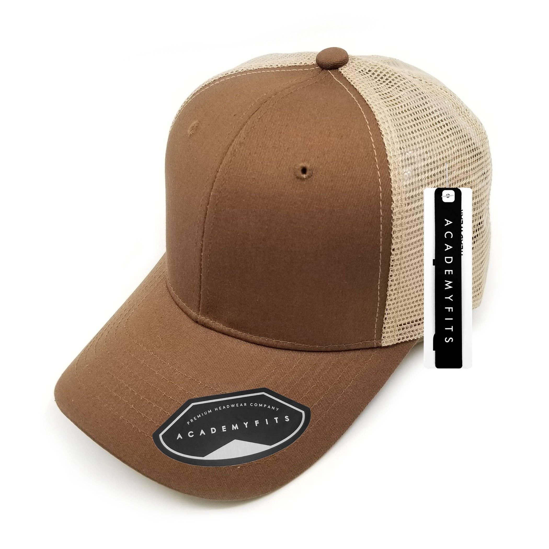 The Park Wholesale – wholesale Trucker hat – Unisex – Academy Fits Cotton Curve Trucker Hat - 207317