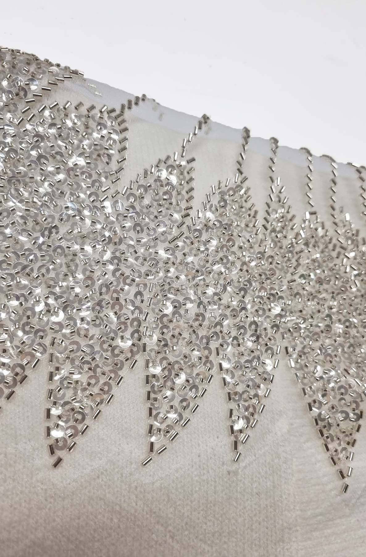 Ivory Angelica Sequin Wing Light Knit Jumper-Ivory for wholesale on Faire2