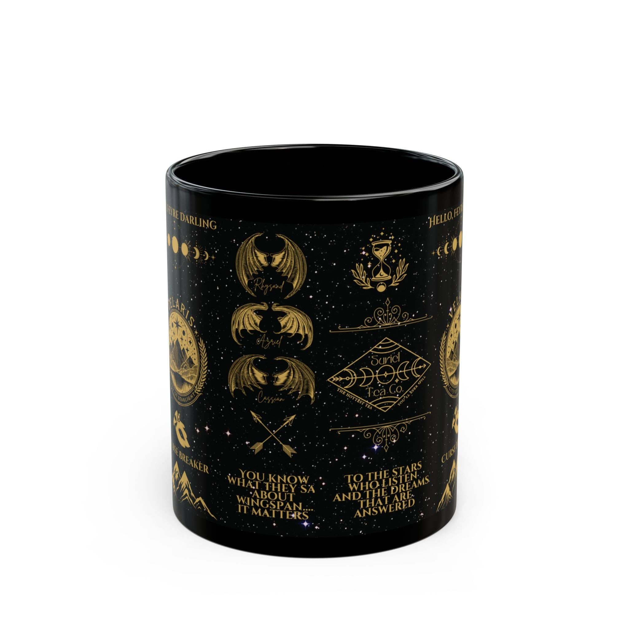 MagicMerchEmporium – wholesale Coffee mug – Black ACOTAR Night Court Mug3