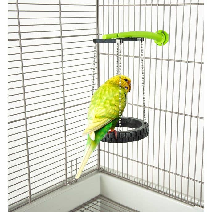 Caitec Inc - Wholesale Pet Toy - Cat/Dog - CAGE MOUNT TIRE SWING
