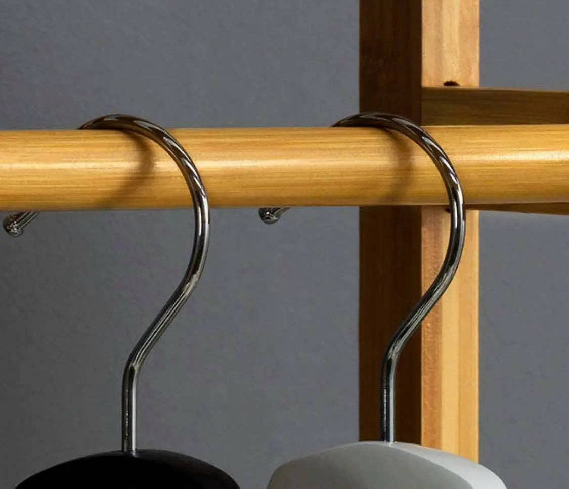 everythingbamboo - Wholesale Kapstok - Bamboe kledinghanger en kapstok met hoedenhouder, organiser voor kleding11