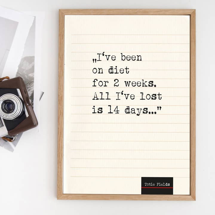 The Bird who told - Wholesale Postcard - postcard | I've been on diet...