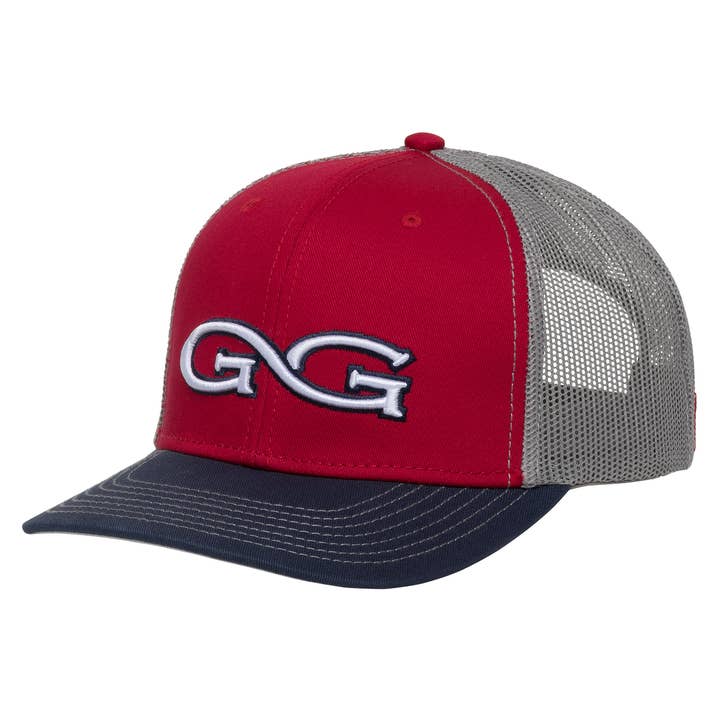 Red Cap | TriColor | Glacier MeshBack for wholesale by GameGuard