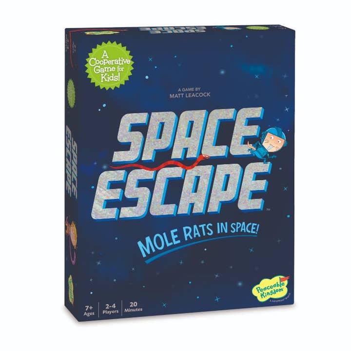 Just Imagine Toys – wholesale Board game – Cooperative Game - Peaceable Kingdom Space Escape