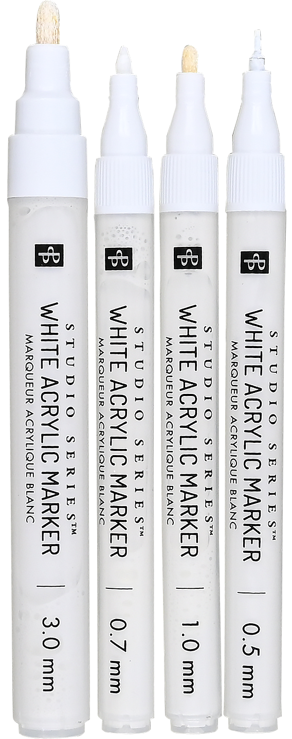 Peter Pauper Press - Wholesale Marker - Studio Series White Acrylic Markers2