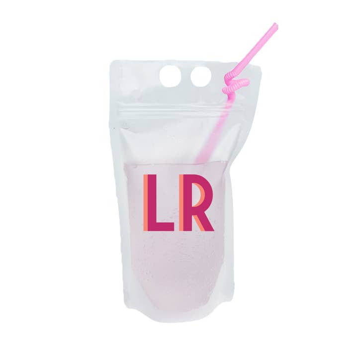 Sprinkled With Pink - Wholesale Party Favor - Schaduw Monogram Feesttasje