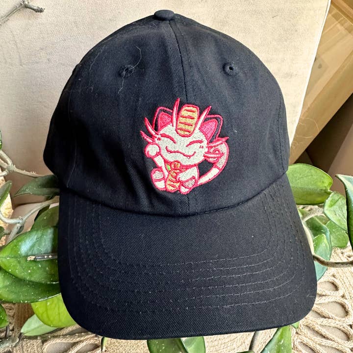 LNY Lucky Cat Baseball Caps for wholesale by Biscuitfloof Studios