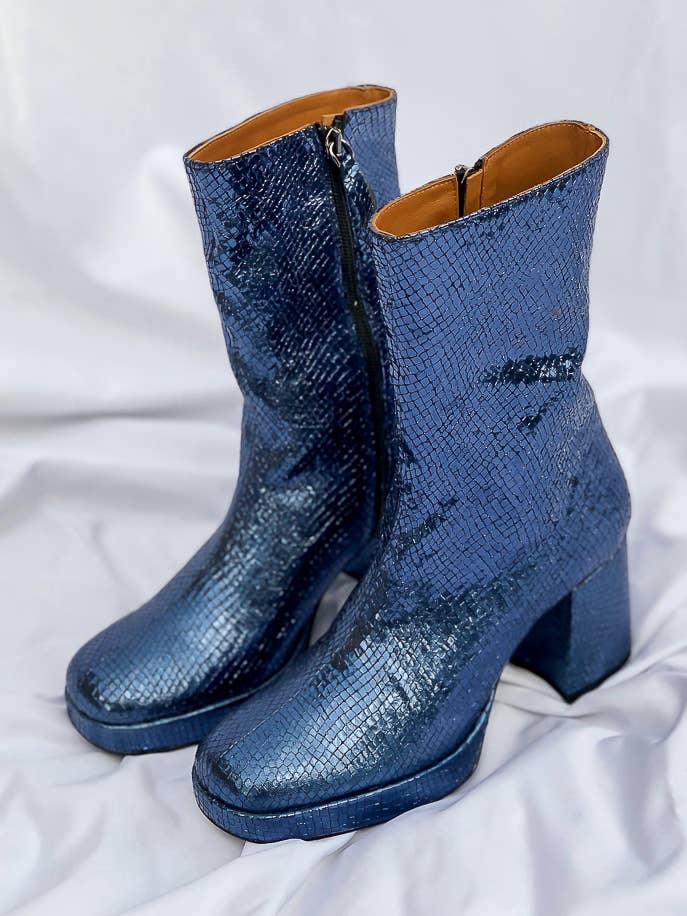 Raffa elektrische blauwe laarzen voor wholesale door Portamento