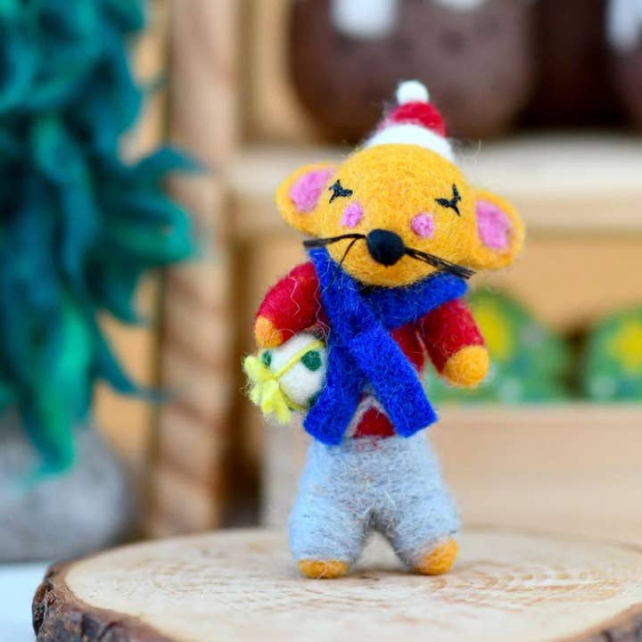 Jerry Christmas Mouse Ornament for wholesale by Maison Sunny