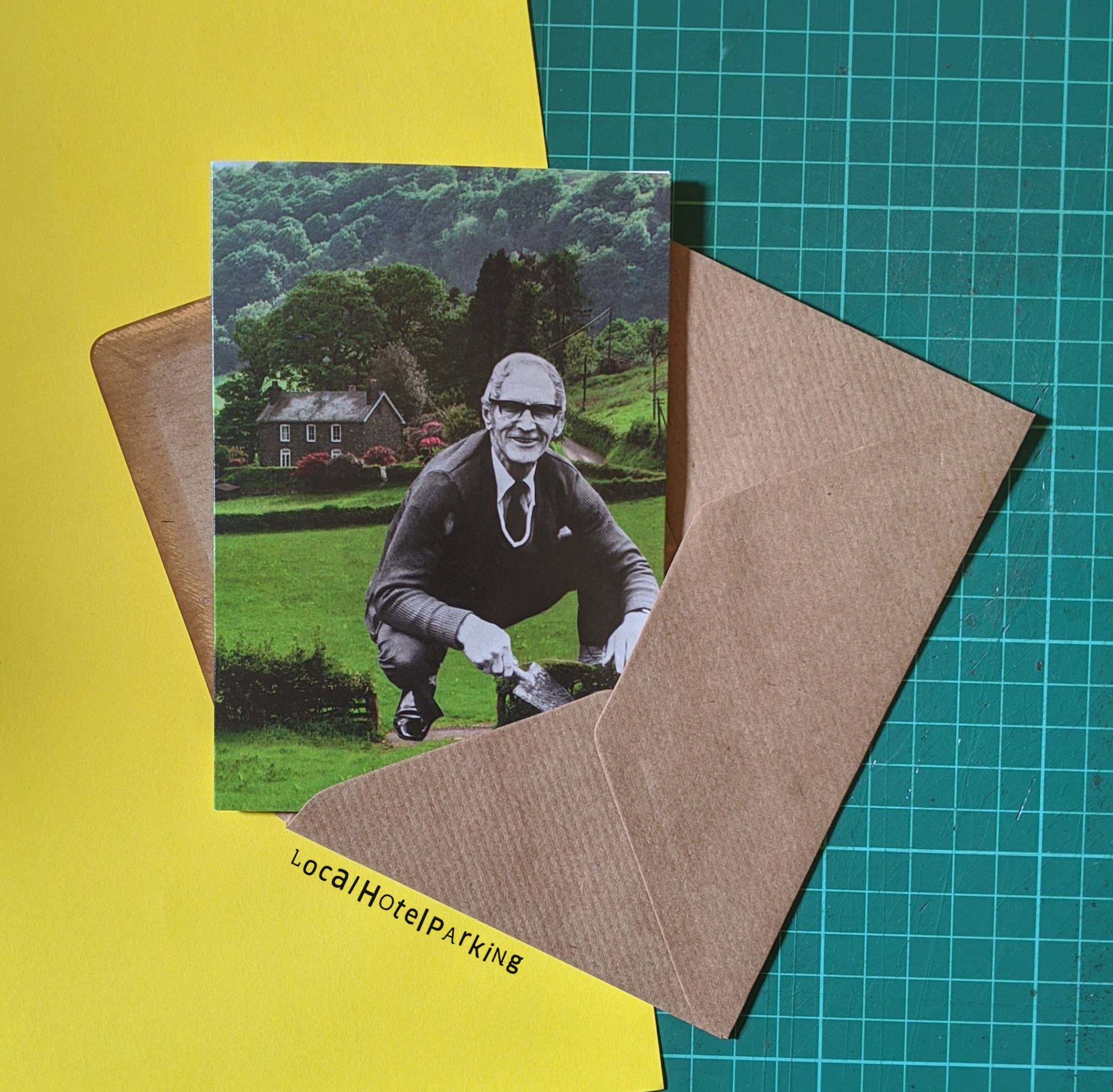 LocalHotelParking – wholesale Everyday greeting card – Down at the Bottom of the Garden - Greetings Card1