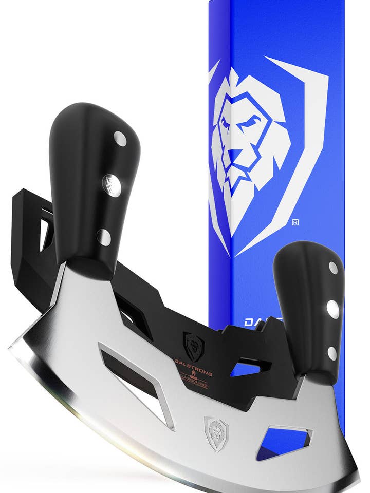 Mezzaluna Knife 8.5" | ABS Handles | Gladiator Series | Dalstrong © for wholesale by Dalstrong