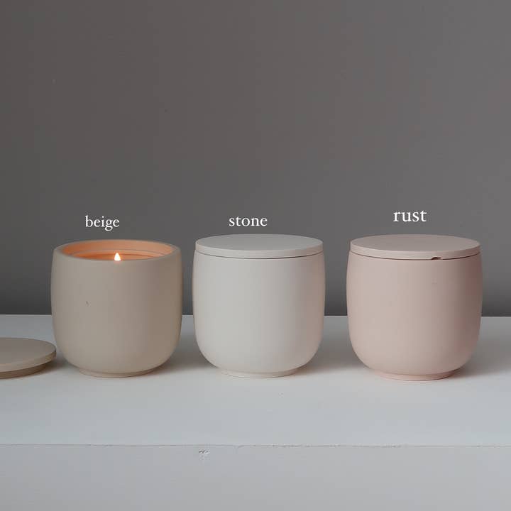 Jeune Home – wholesale Jar/filled candle – Large custom scented coconut wax candle with wooden wick