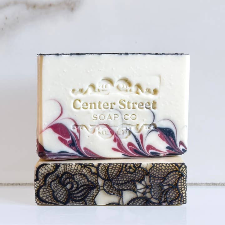 Center Street Soap Co - Wholesale Bar Soap - Lovely Lace Vegan Handmade Soap Bar - 4oz