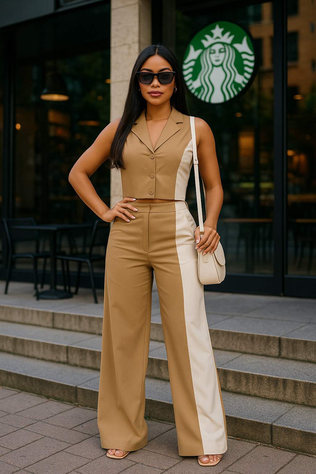 NUDE 2 PCS COLOR BLOCK SET  for wholesale on Faire1