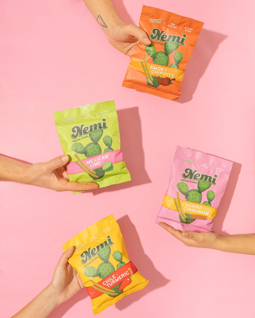 Nemi Snacks - Wholesale Puffed Snack - Fiesta Starter Bundle - Crunchy Nopales Cactus Nemi Snacks2
