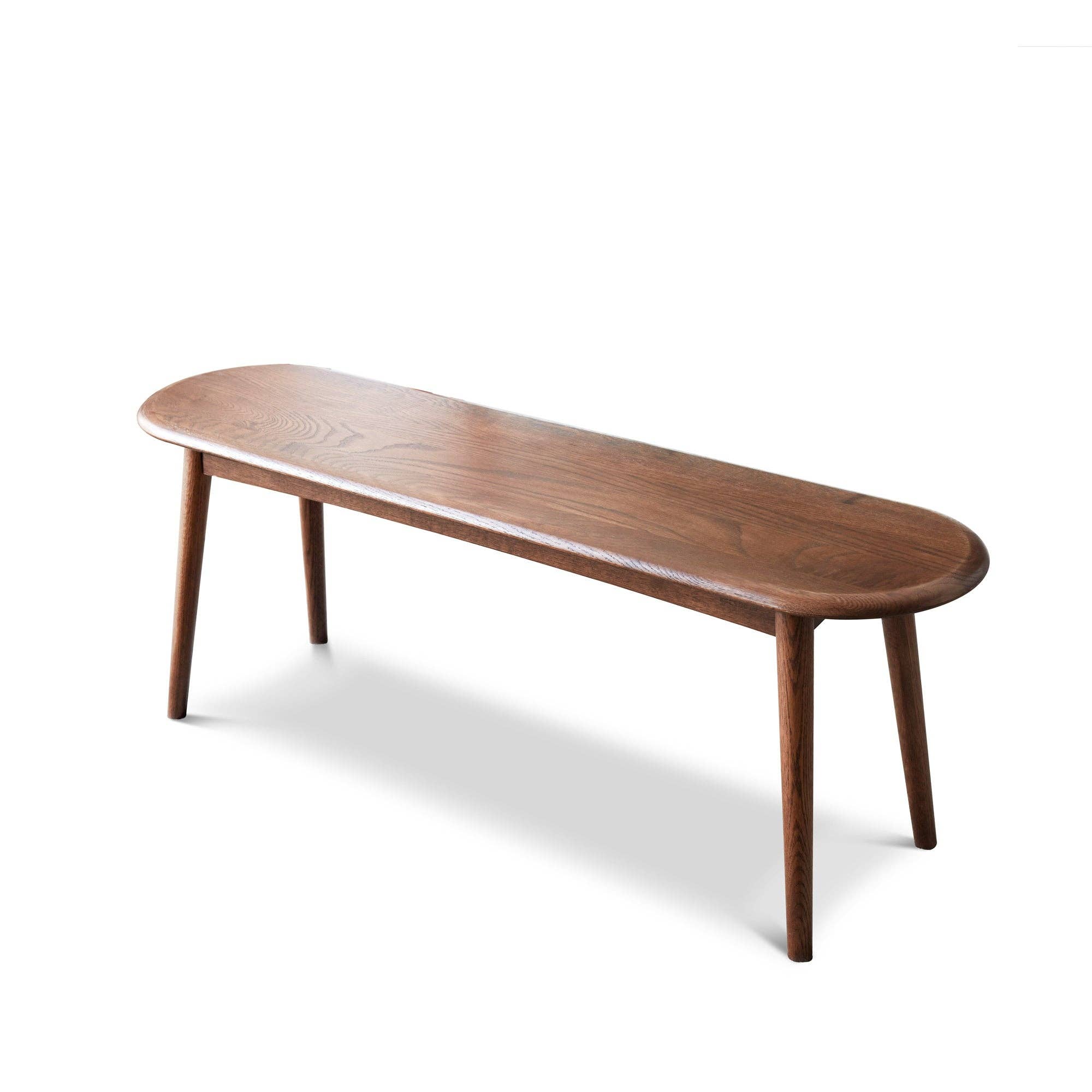 HOMYCASA DESIGN INC - Wholesale Bench - Solid Oak Wood Bench Half-Round Design for Dining Room3