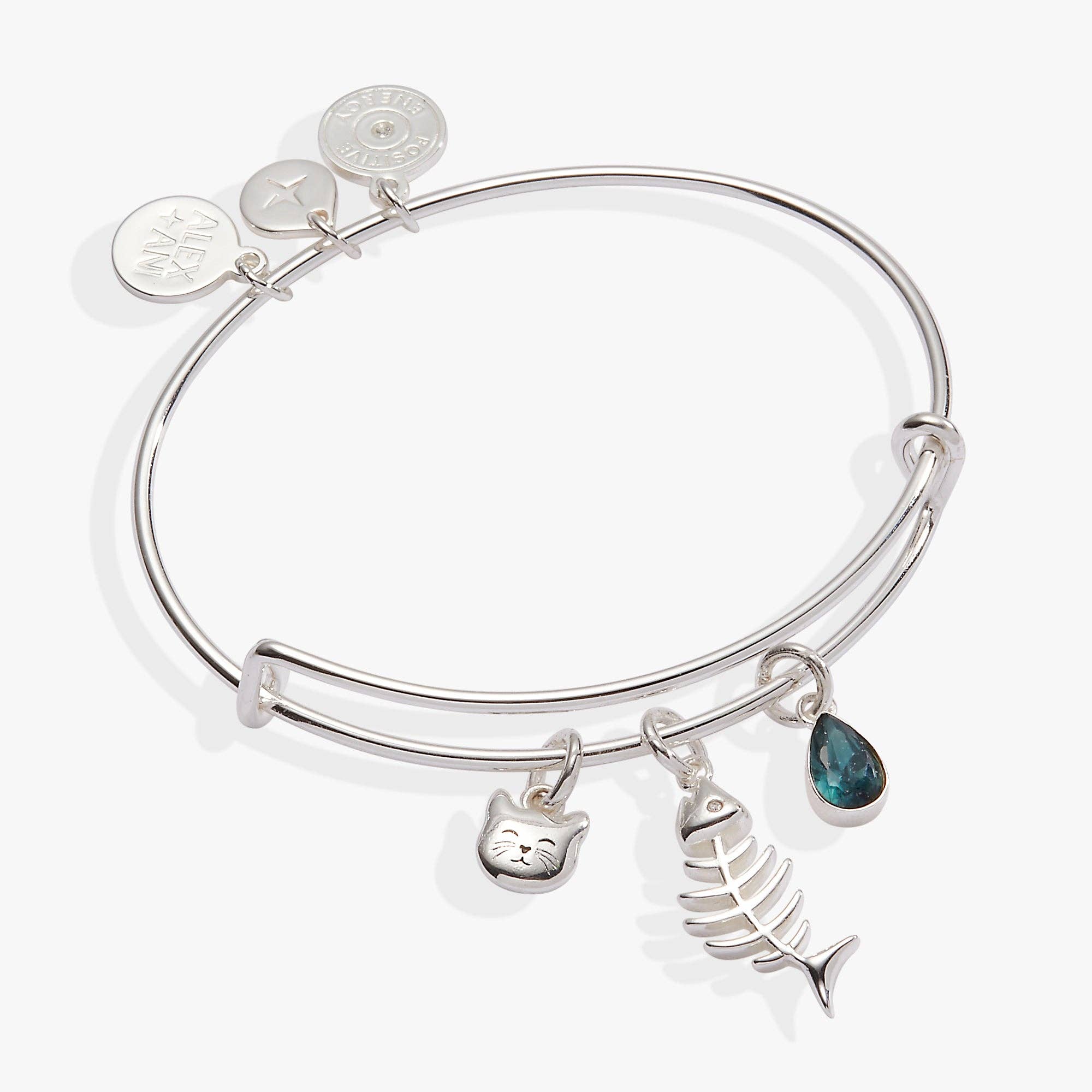 Alex and Ani - Wholesale Bangle Bracelet - Fish Bone Cat Bangle0
