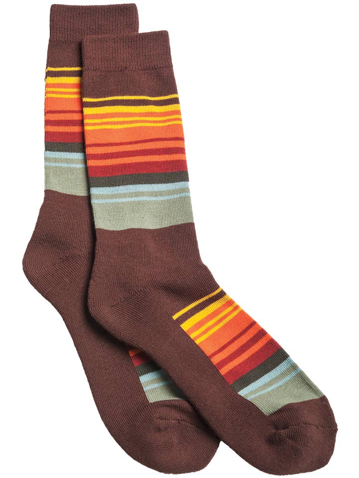 BROWN GRT SMOKY MTNS STRIPE CR for wholesale on Faire