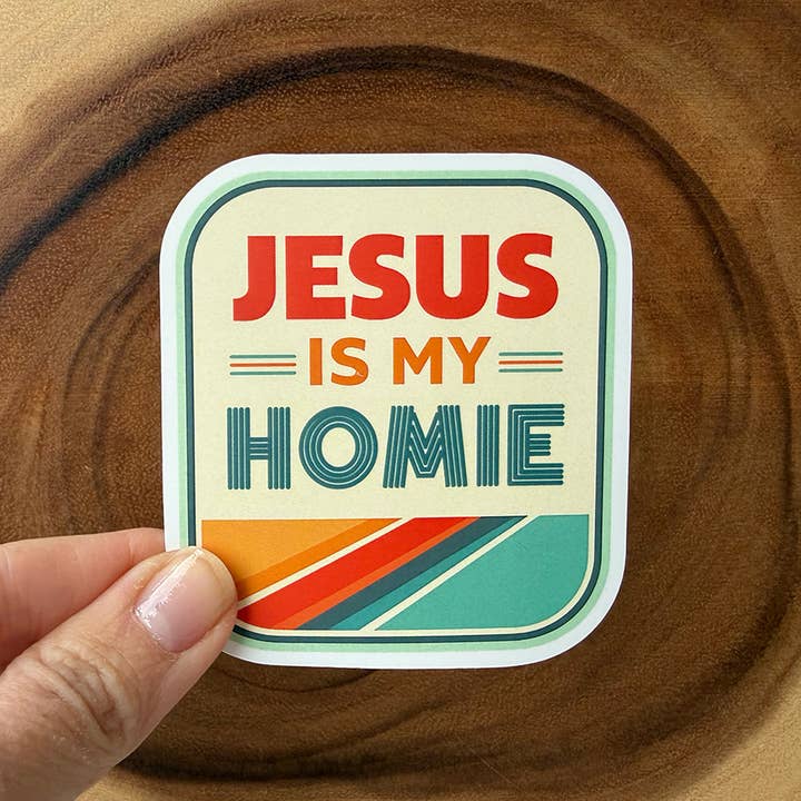 Jesus Is My Homie | Retro Christian Sticker | Funny Sticker for wholesale by Missional Merch